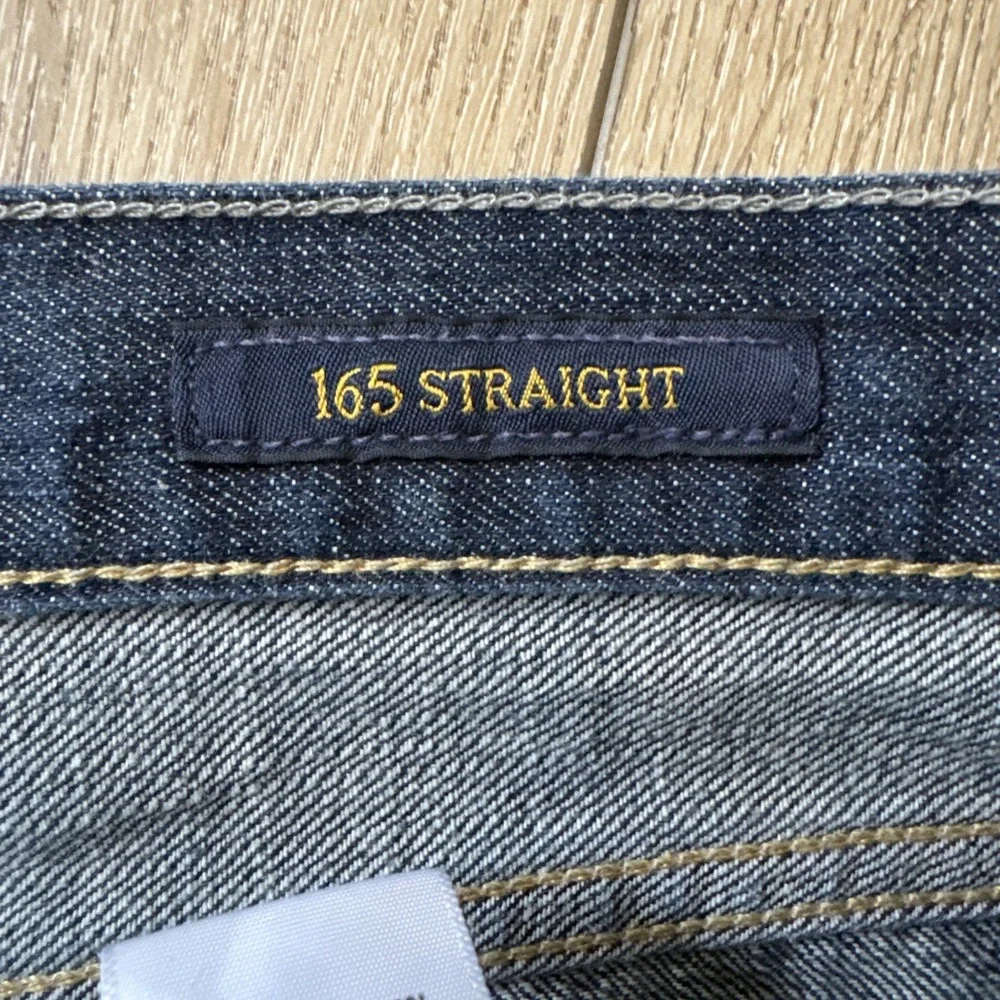 Lucky Brand Mens 40 X 30 Straight Leg 165 Short Inseam Blue Jeans Zip Front #433